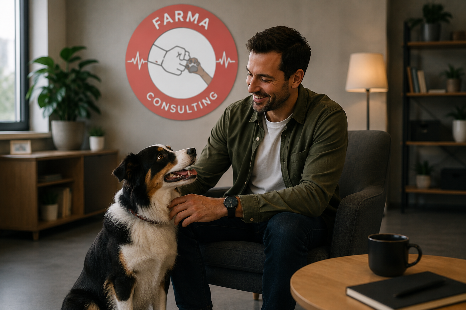 Farma Consulting tréner terápiás kutyával